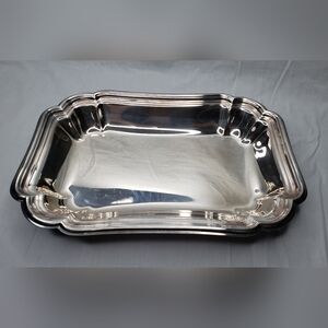 Vintage Silverplate Rectangular Serving Tray Chadwick 512